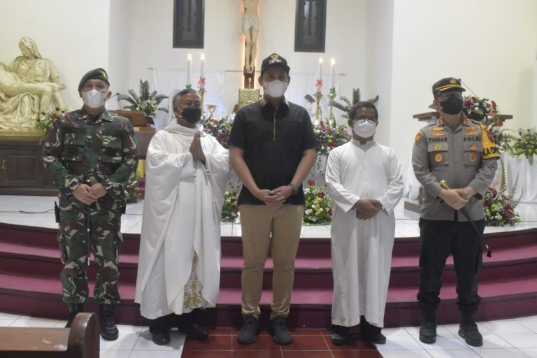 Bupati dan Forkopimda Monitoring ke Sejumlah Gereja