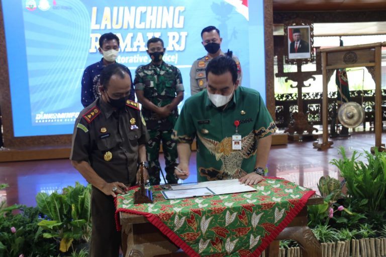 Bupati Blora Launching Rumah Restorasi Justice