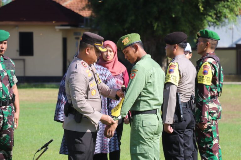7254 Personel Gabungan Polres, TNI, Linmas Serta BKO Lanud Adi Sumarmo Bakal Amankan TPS di Kabupaten Sragen