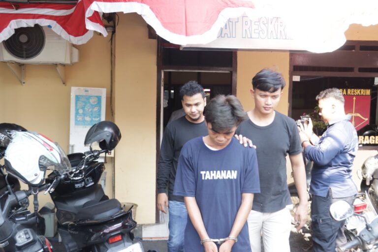 Tak Lebih Dari 24 Jam, Pelaku Pencurian Sepeda Motor di Sidoharjo Sragen Berhasil Ditangkap Polisi
